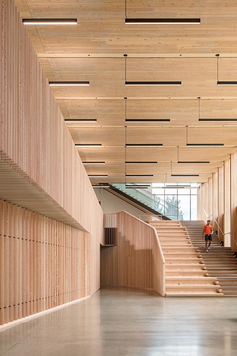 Oregon State University Forest Science Complex staircase